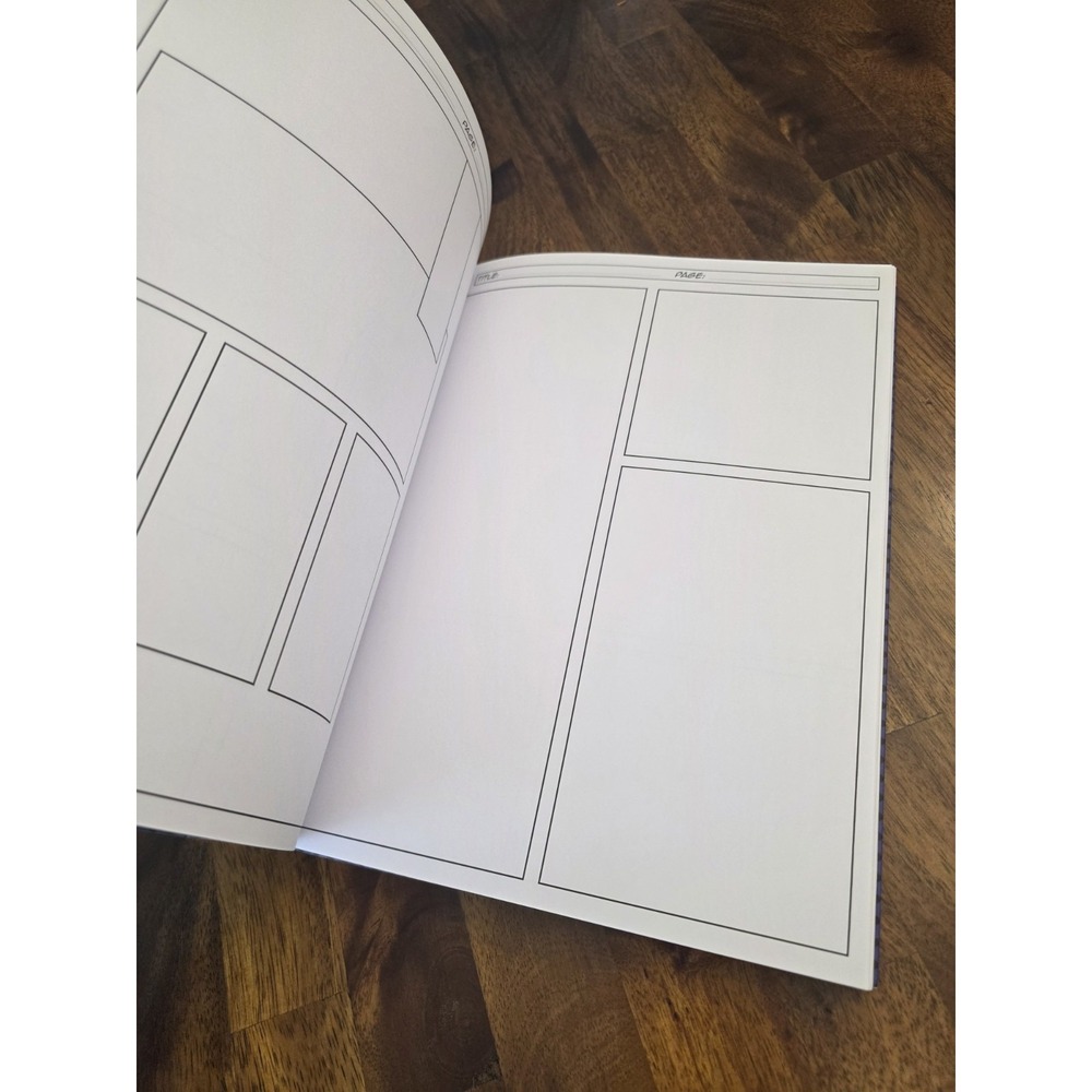Comic Sketchbook by Piccadilly Create Your Own Comic DIY Paperback NEW - Picture 10 of 10